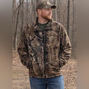 Realtree  windstopper Brown and Green Camouflage Jacket